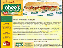 Tablet Screenshot of obees-ch.com
